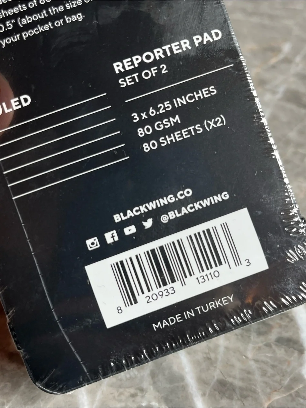Blackwing sale new notebooks